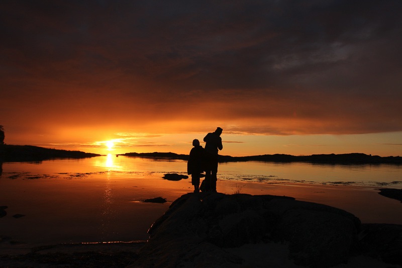 midnight sun Lofoten